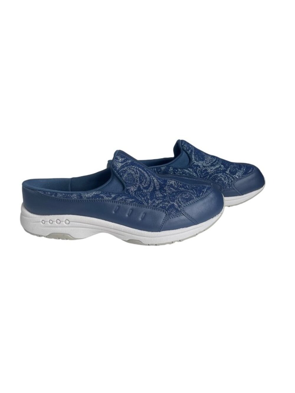 Easy Spirit Slip On Shoes Sneakers Size 10WW Blue Comfort Sole